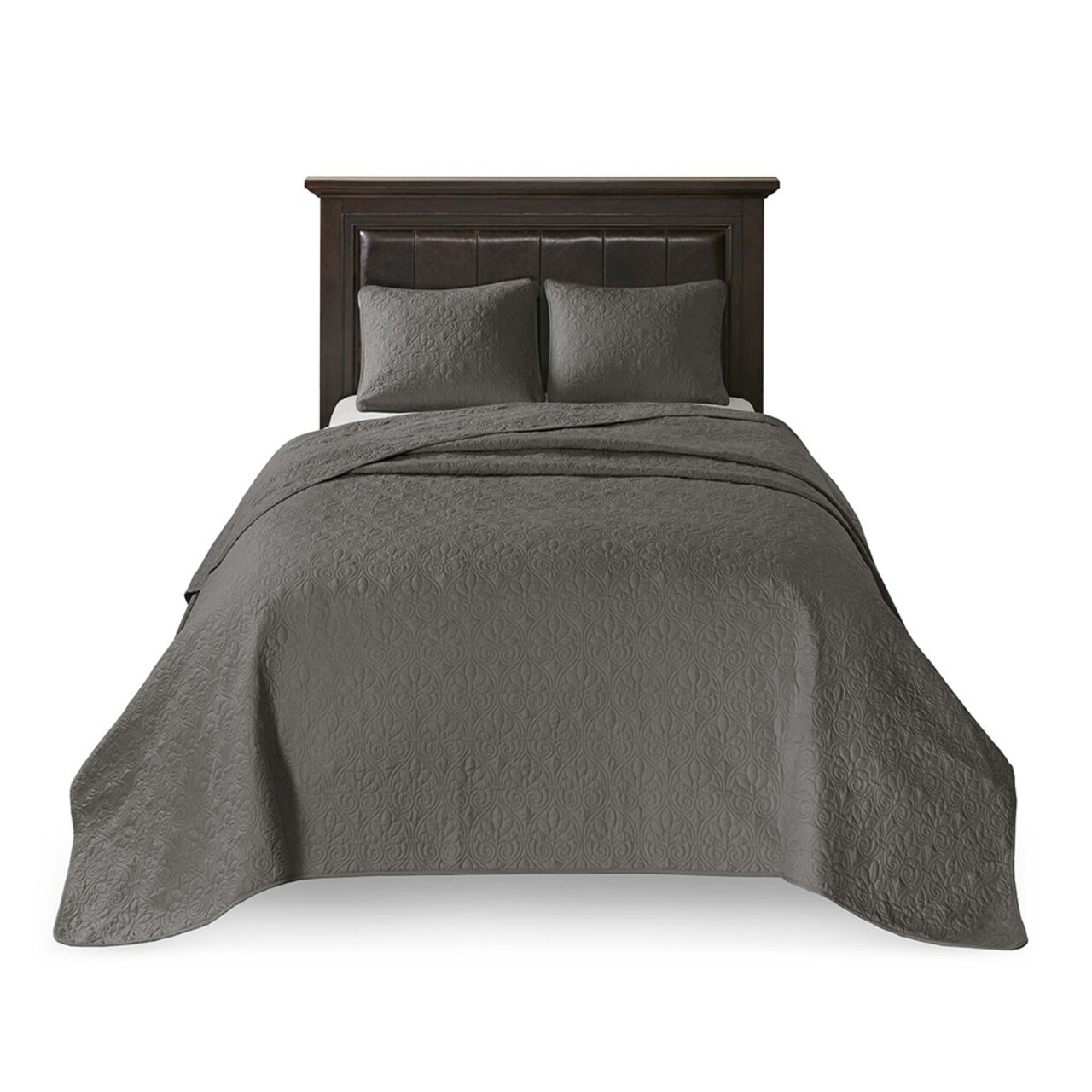 Gracie Mills Sandy Reversible Bedspread Set With Classic Stitch Pattern - Grace-85